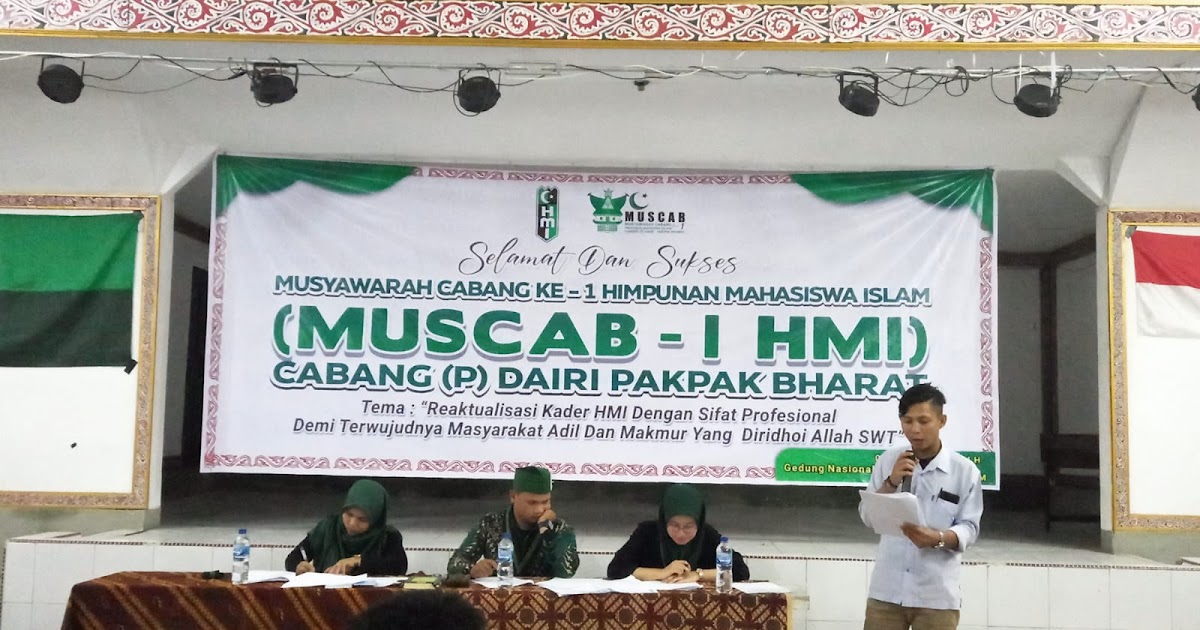HMI pemkot bangka barat Gelar Musyawarah Cabang